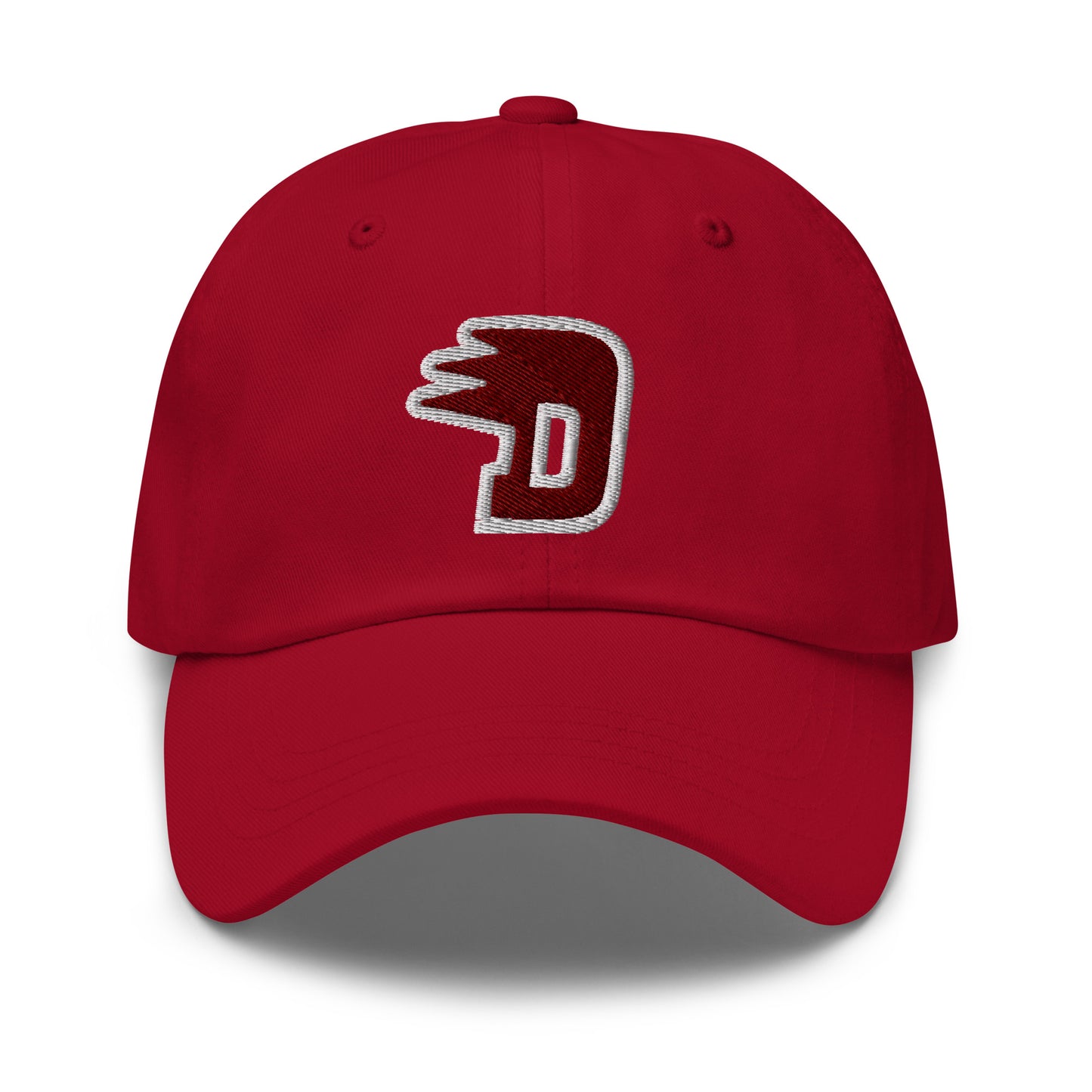 Solid D Wing Cap red - cotton