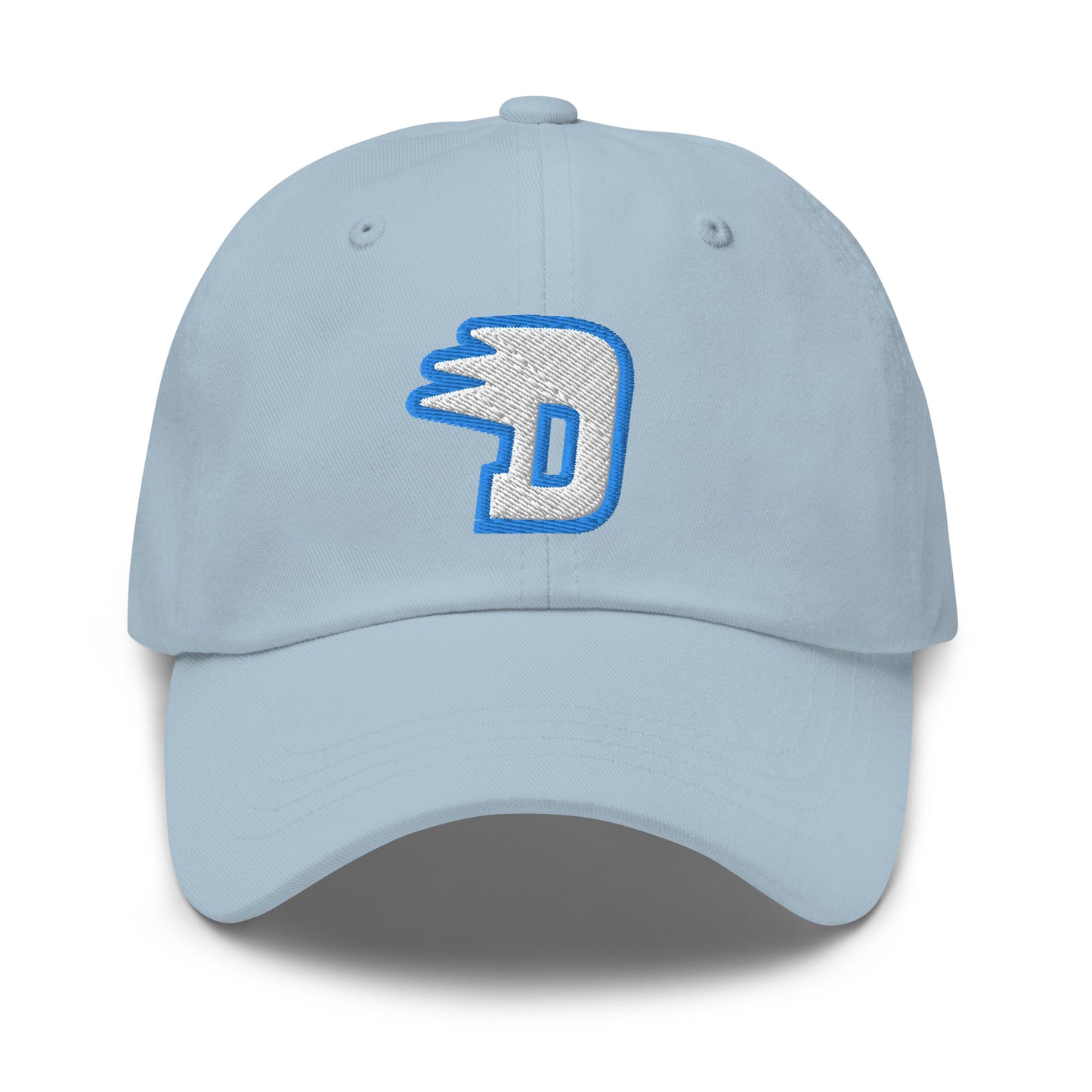 Solid D Wing Cap sky blue - cotton