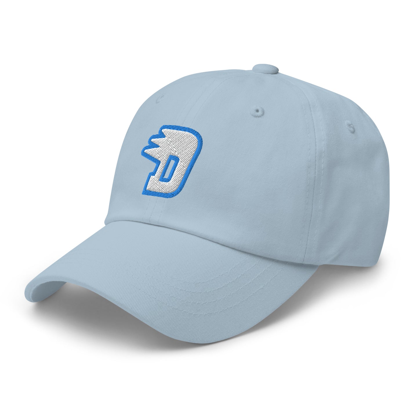 Solid D Wing Cap sky blue - cotton