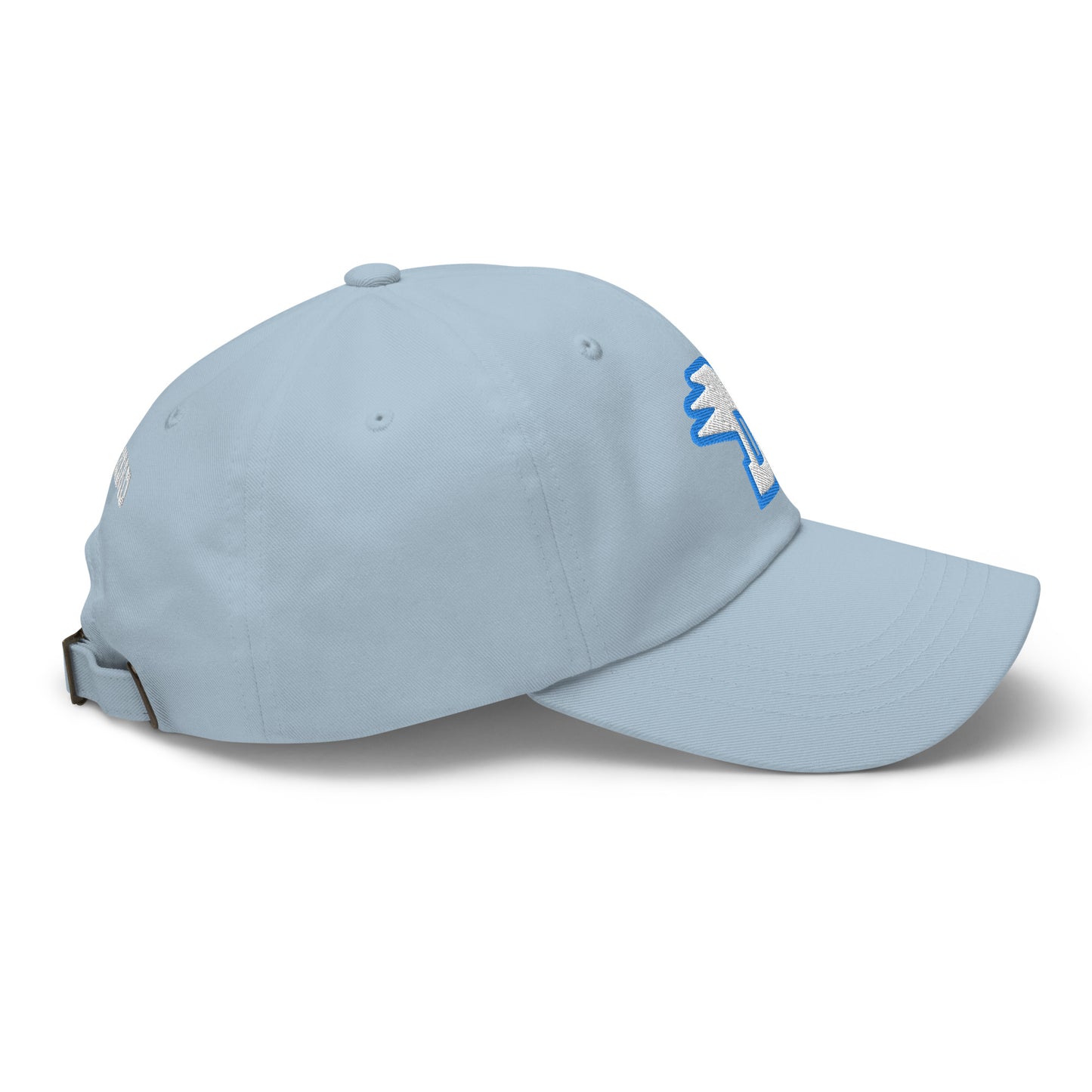 Solid D Wing Cap sky blue - cotton