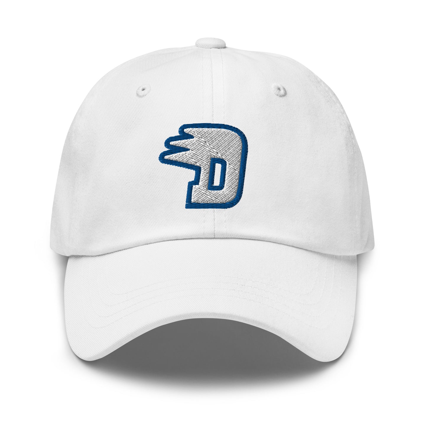 Solid D Wing Cap white - cotton