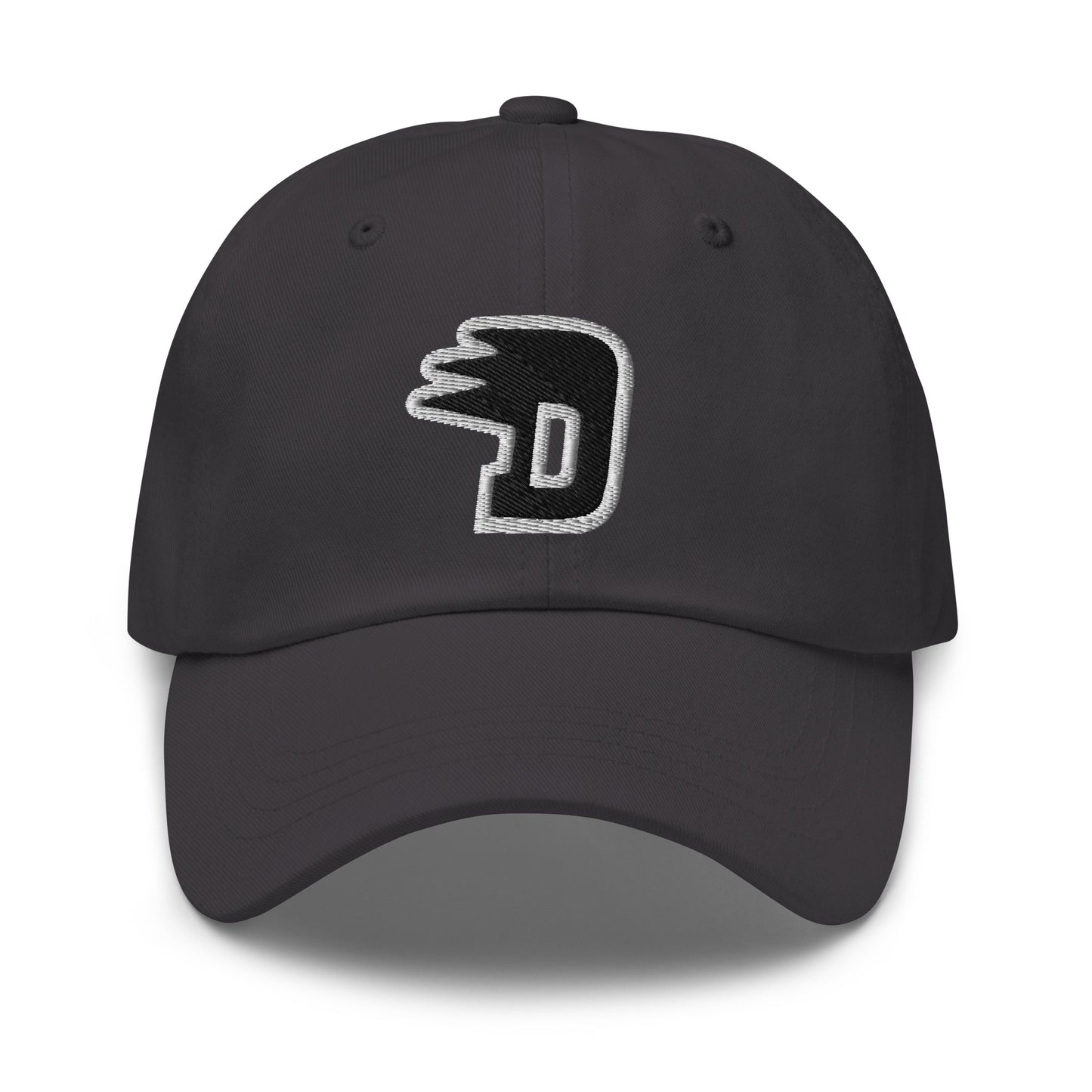 Solid D Wing Cap grey - cotton