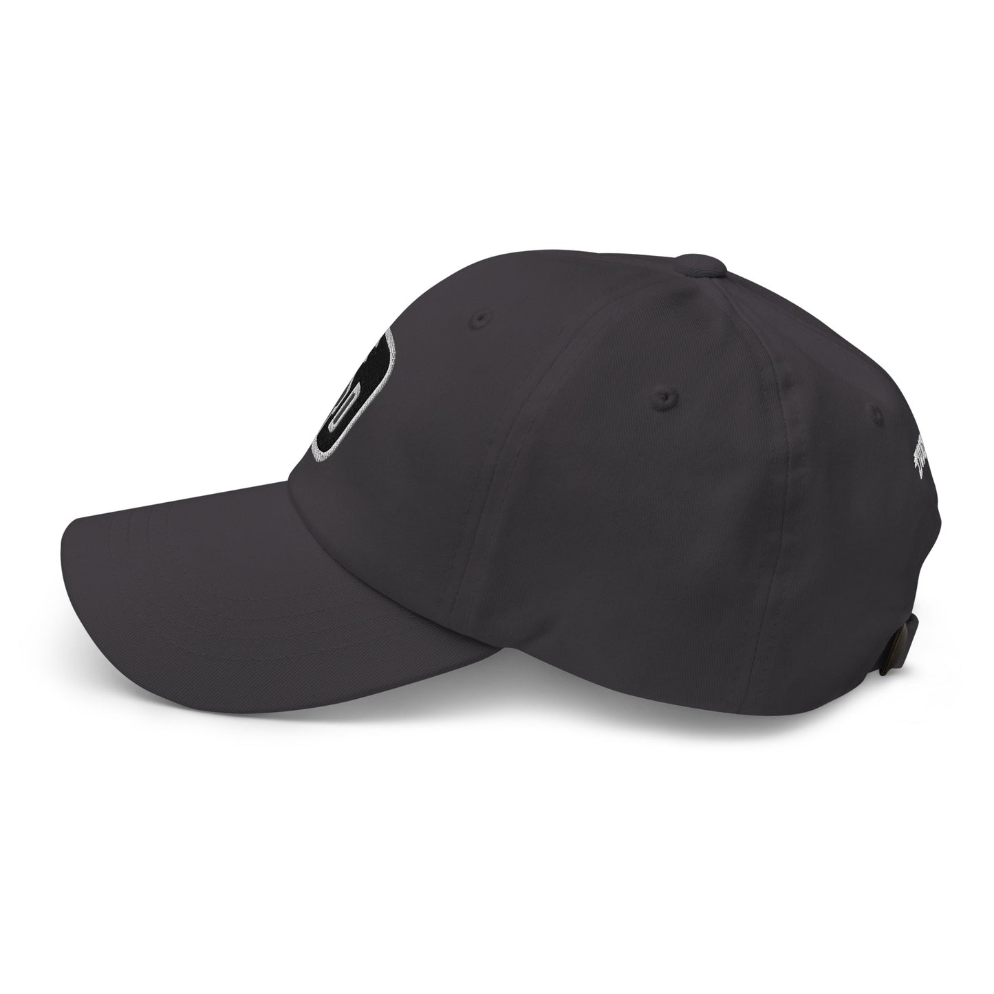 Solid D Wing Cap grey - cotton