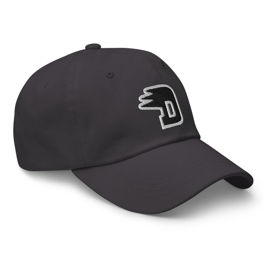 Solid D Wing Cap grey - cotton