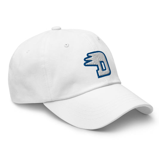 Solid D Wing Cap white - cotton