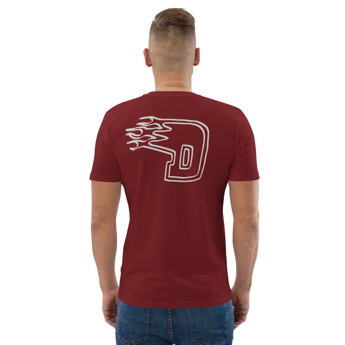 Rush Motor Dodo T - [front: 'What's The Rush?'] - [back: Flame D Wing] - organic cotton