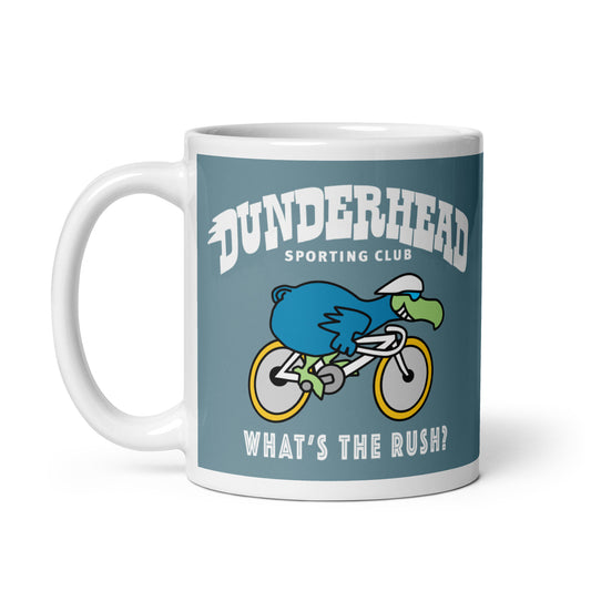 Cycle Dodo 11oz mug - [‘What’s The Rush?’ & D Wing] - ceramic